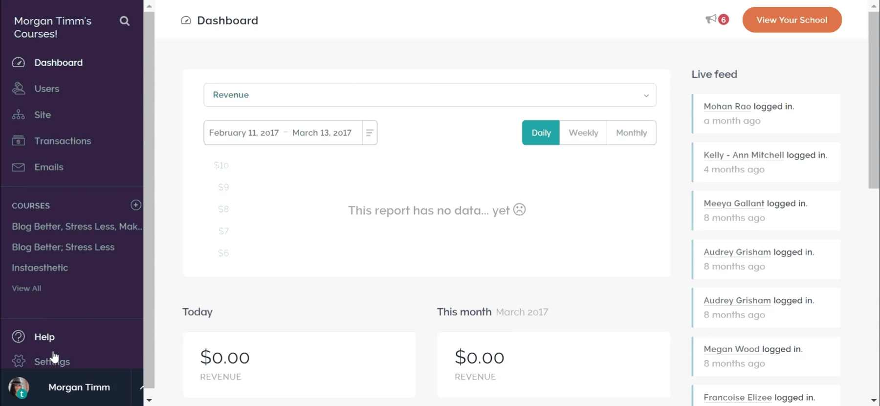 Configure School Settings in Teachable