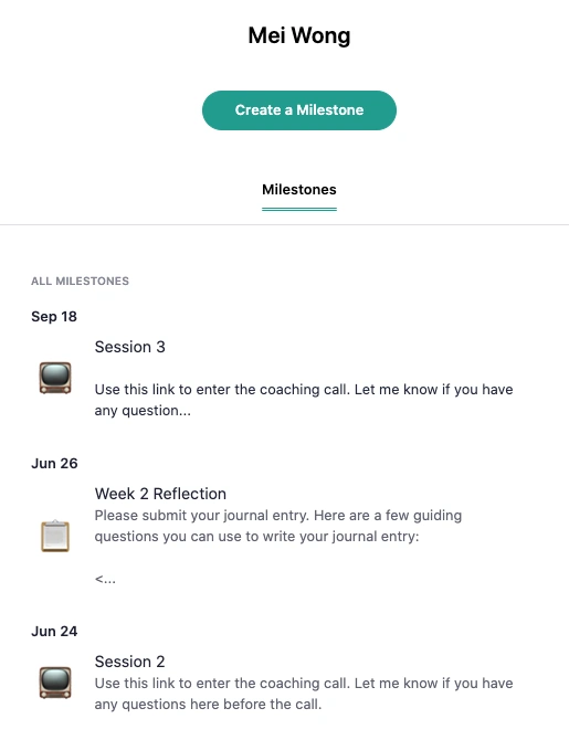 Define Your Milestones in Teachable